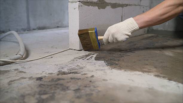 Crawl space vapor barrier installation in Matthews, IN